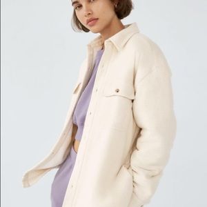 BNWT TNA Prospect Sherpa Lined Shirt Jacket - Size 1